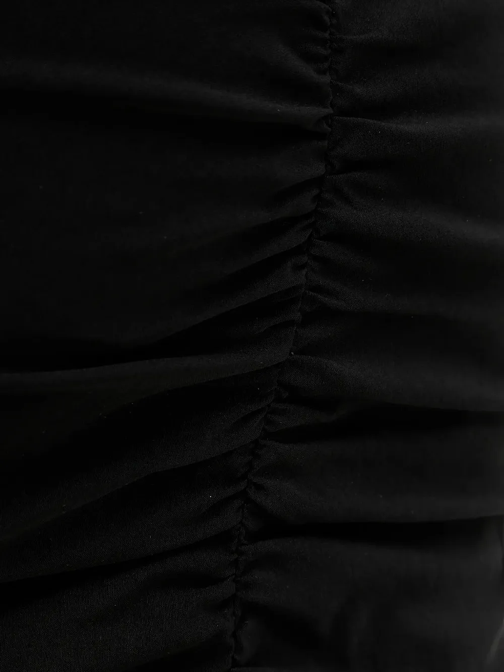 GUESS USA Midi-rok met ruches Zwart