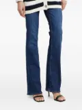 GUESS USA belt-loops triangle-patch jeans - Blue