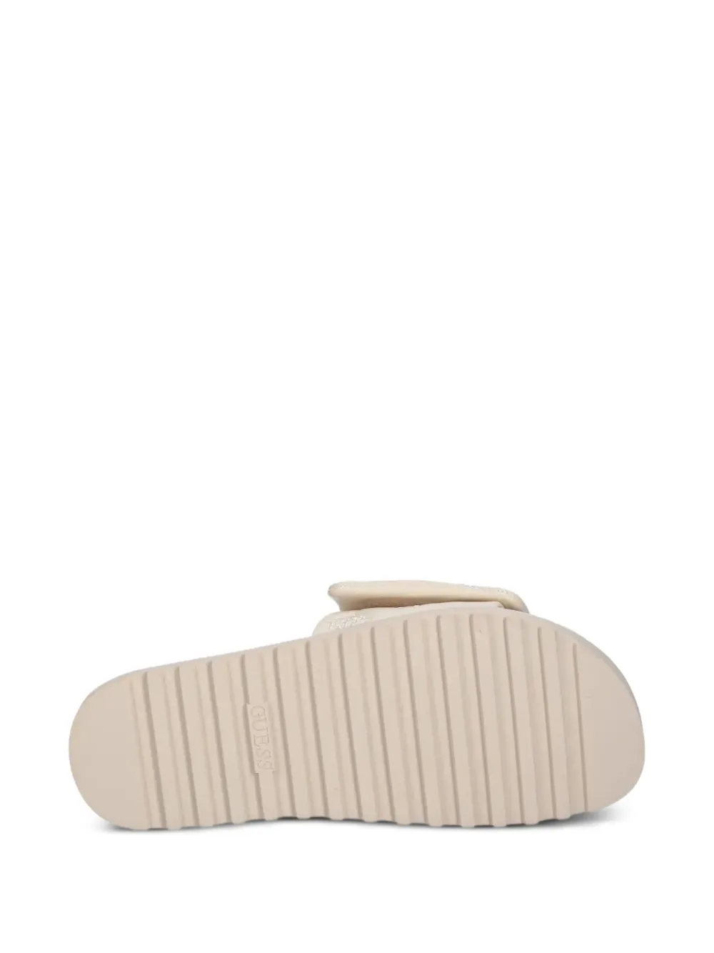 GUESS USA Fabio embellished flat sandals Neutrals