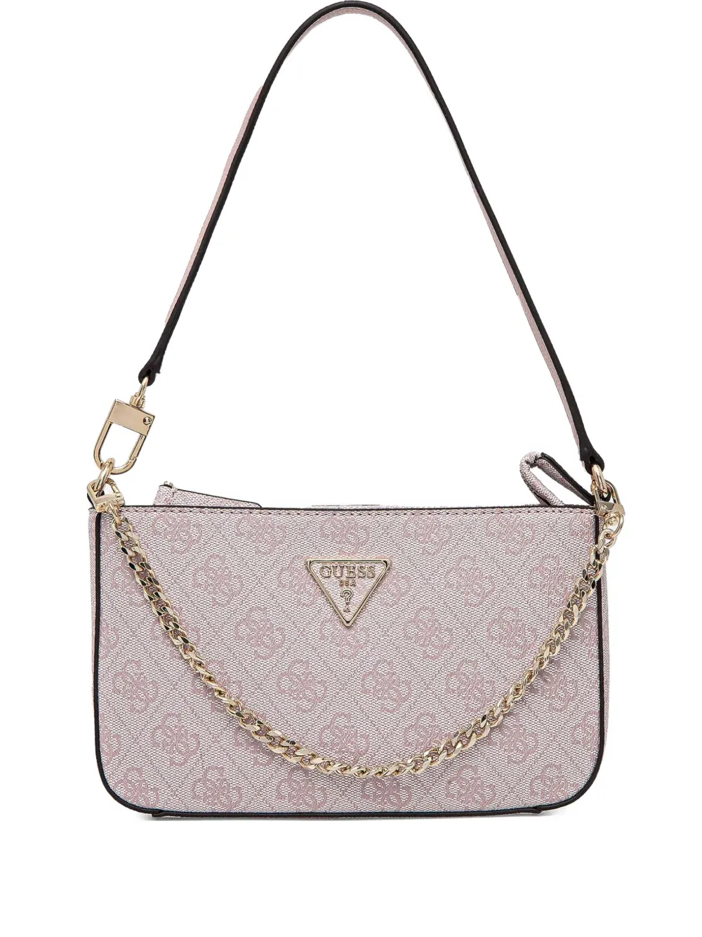 GUESS USA Schoudertas met kettingdetail en logo Roze