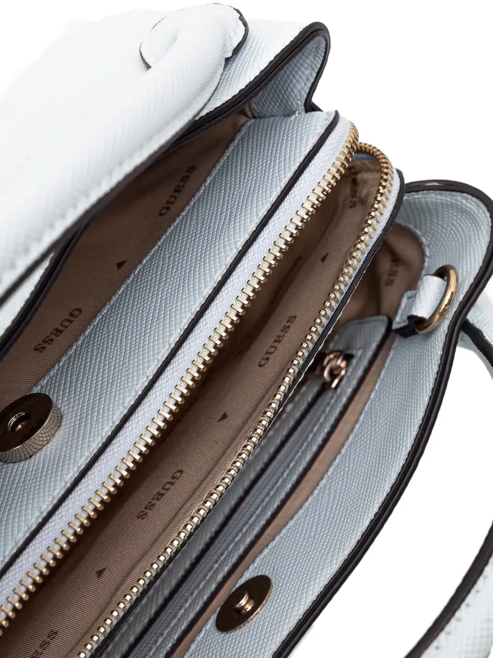 GUESS USA Lichtblauwe handtas met structuur
