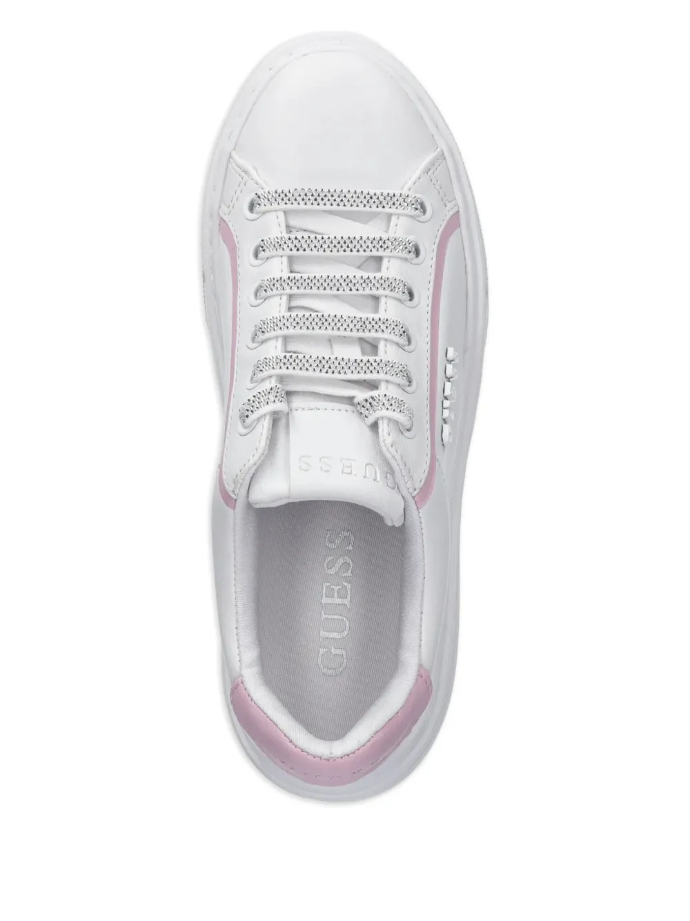 GUESS USA Ameria platform-sole sneakers White