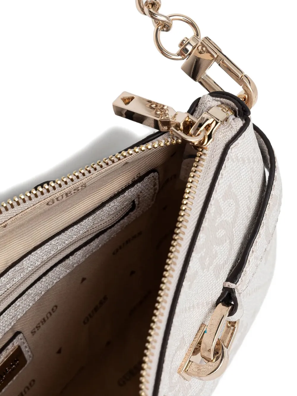 GUESS USA Schoudertas met logoprint Wit