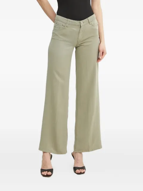 GUESS USA logo-patch jeans