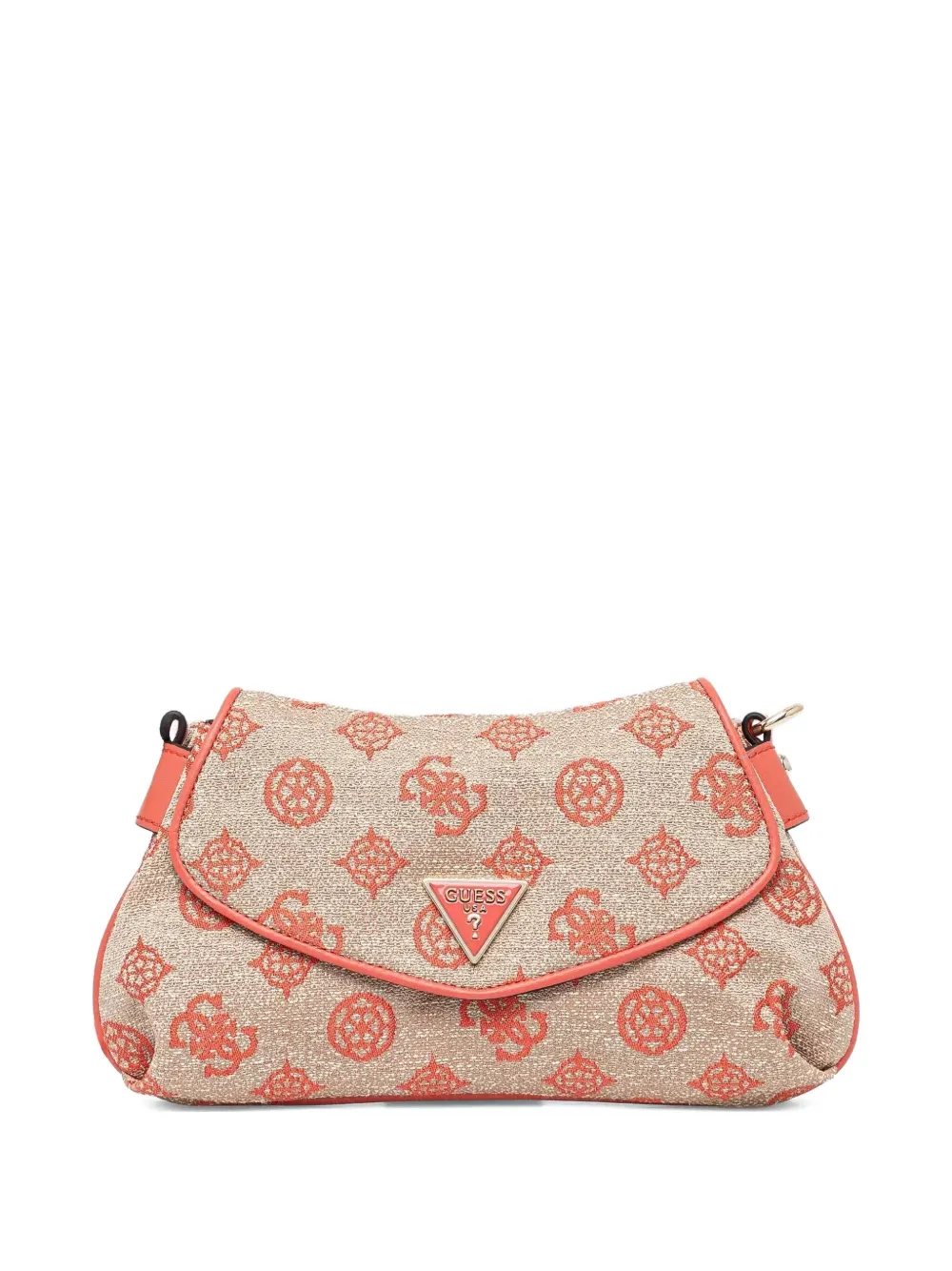 GUESS USA Beyza monogram-print shoulder bag | Neutrals | Image 1