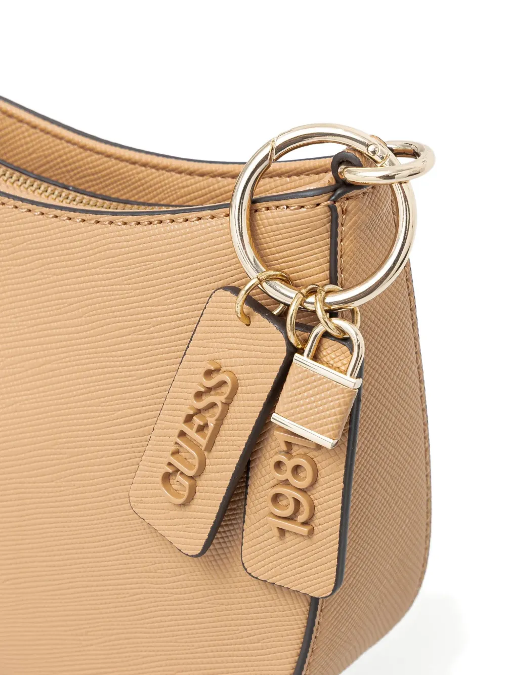 GUESS USA Noelle schoudertas Beige