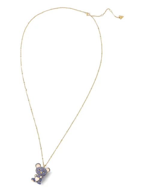 GUESS USA bear necklace