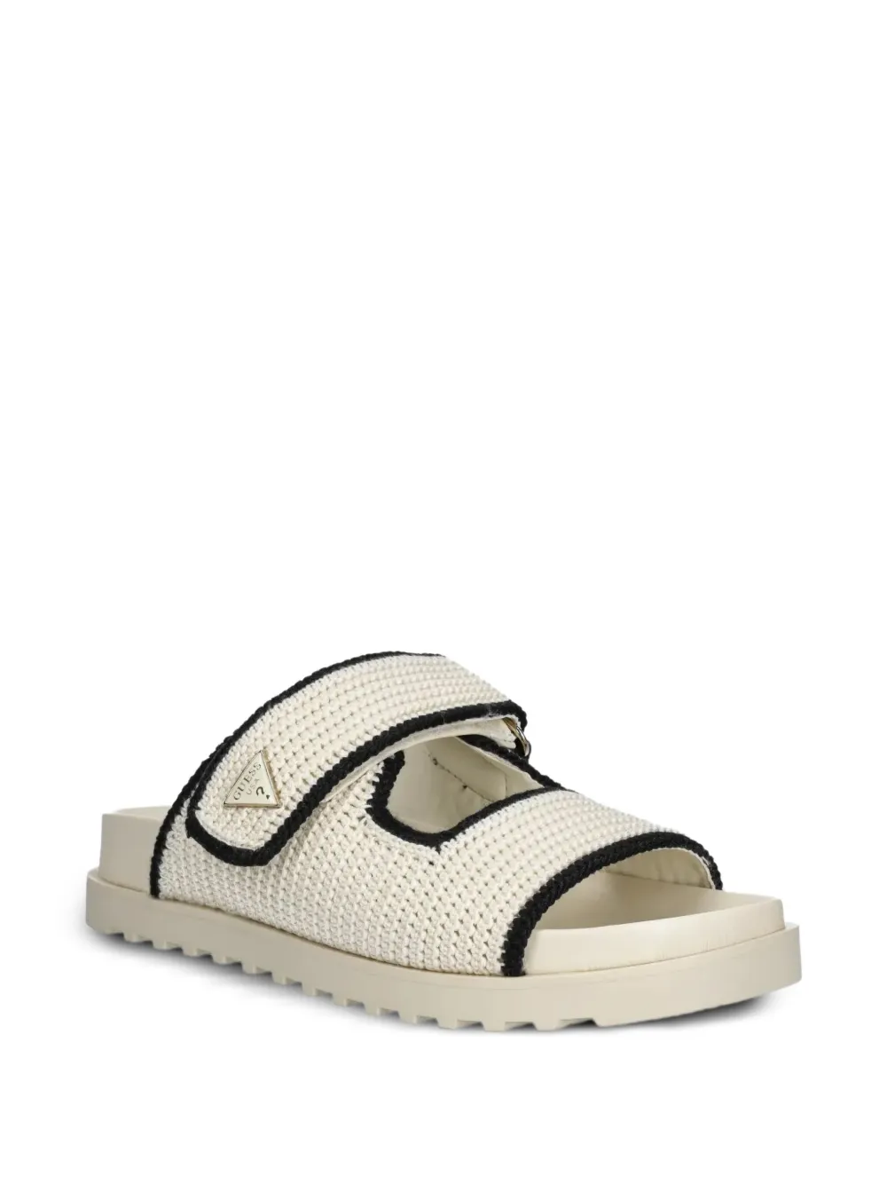Guess Usa Fadenna Flat Sandals In White