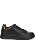 GUESS USA leopard-print heel sneakers - Black