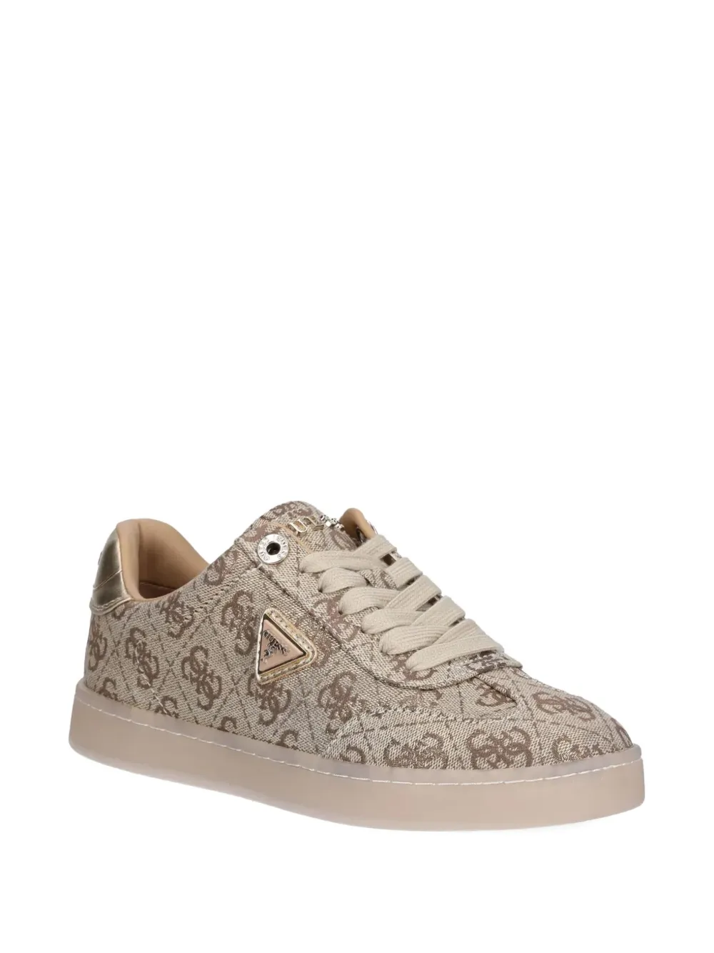 GUESS USA Jazlie monogram-embellished sneakers Neutrals