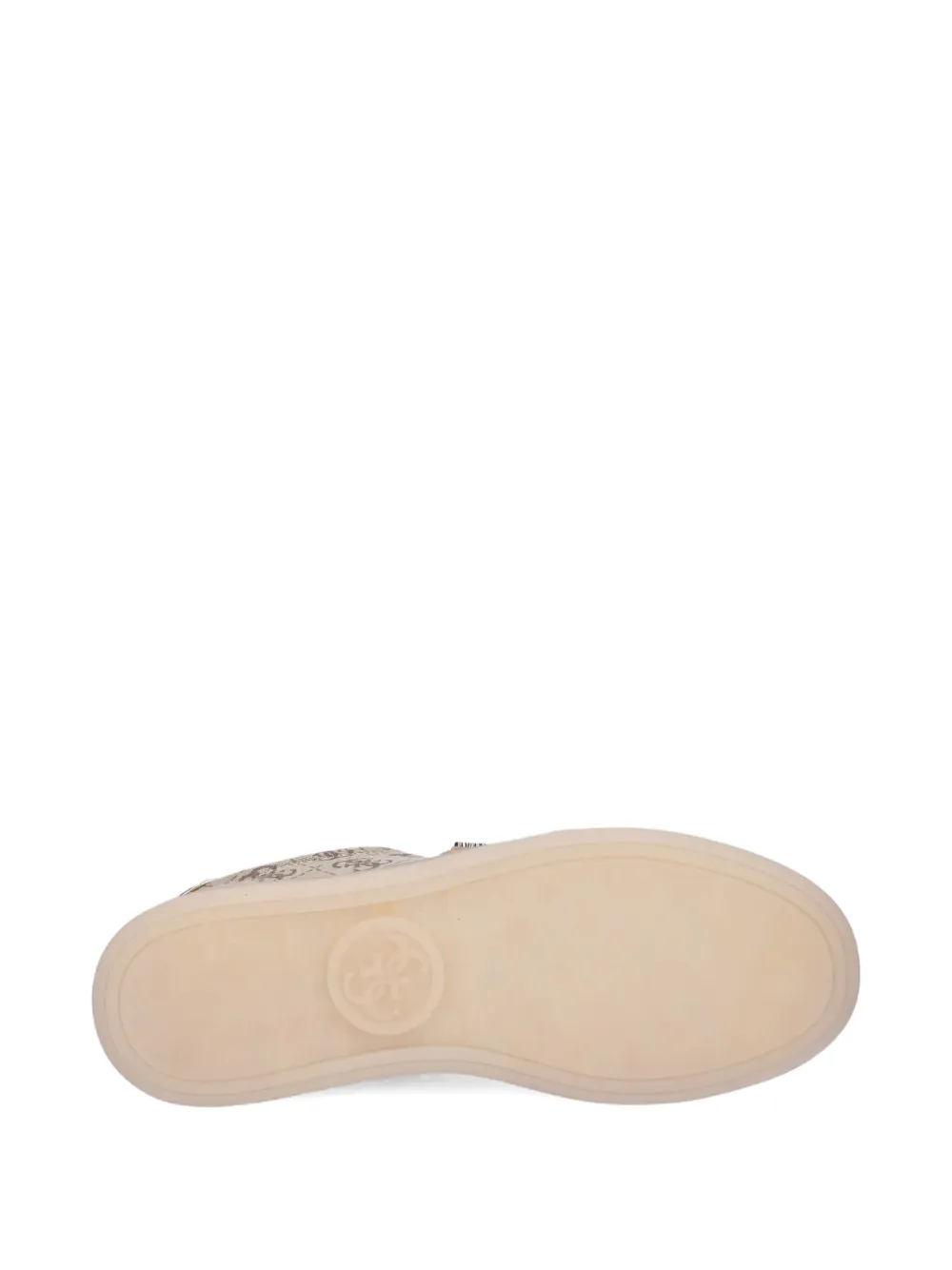 GUESS USA Jazlie monogram-embellished sneakers Neutrals