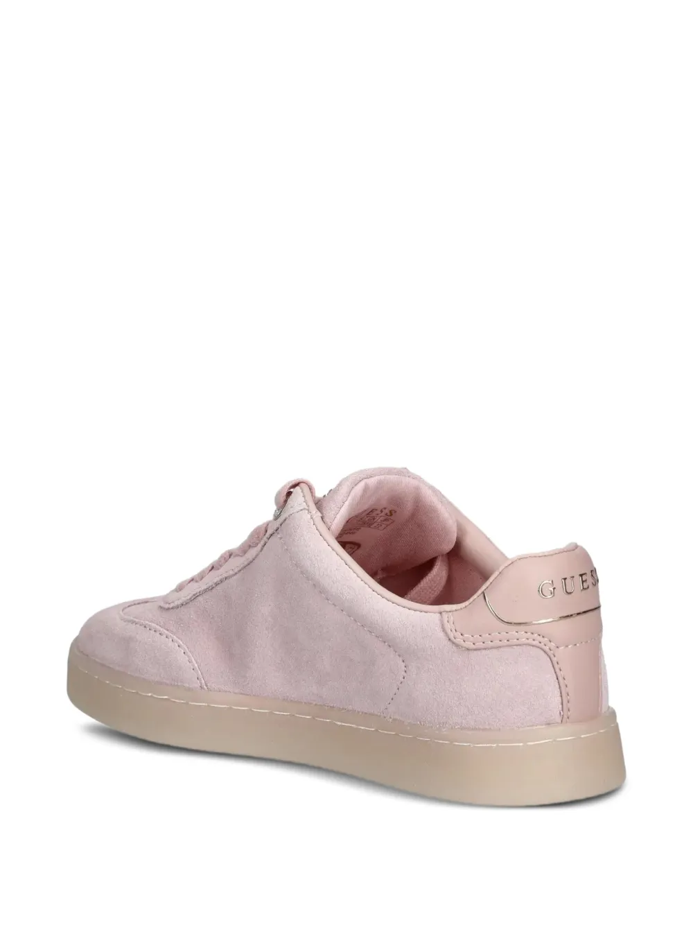 GUESS USA Jazlie suede lace-up sneakers Pink