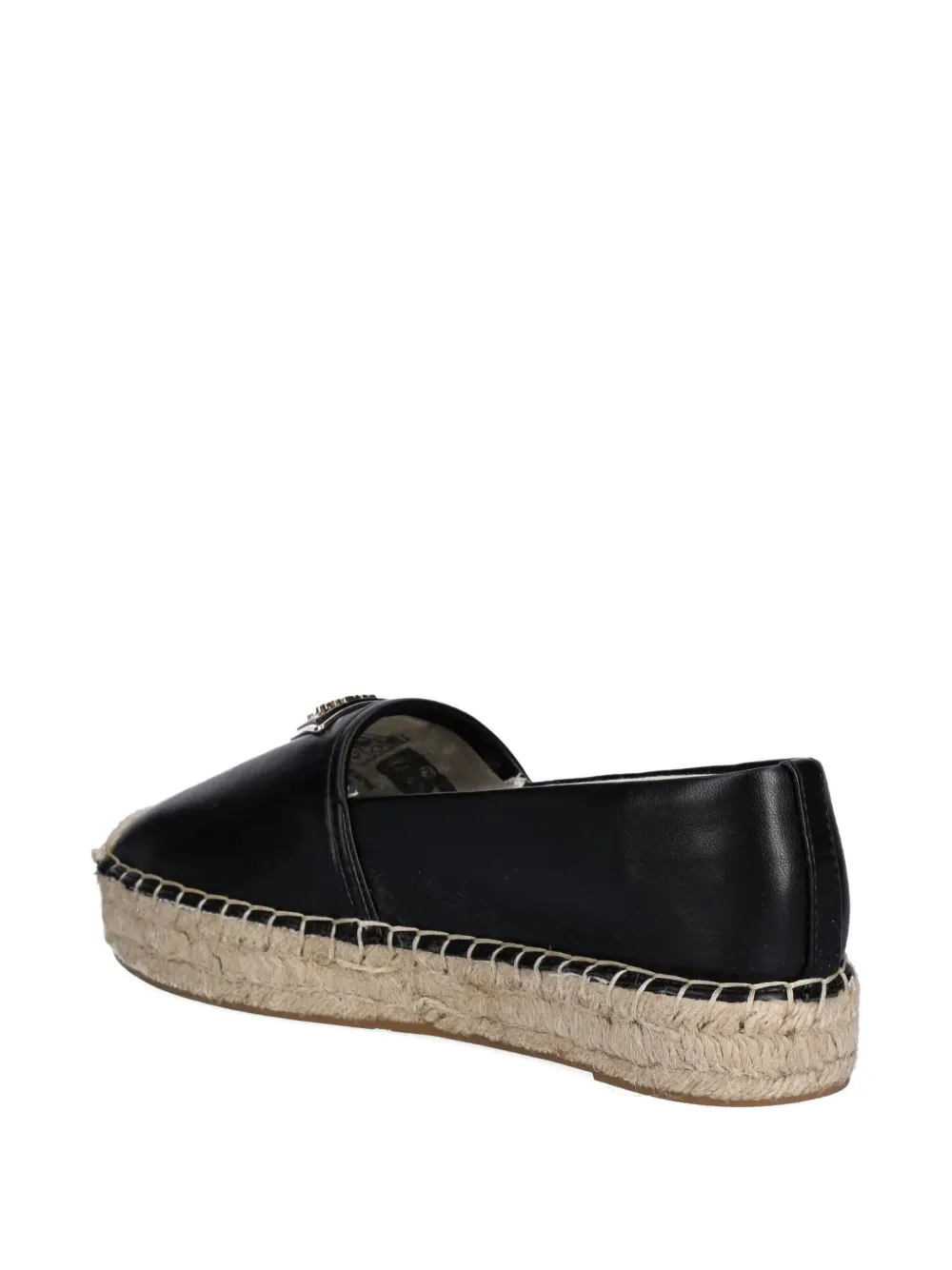 GUESS USA Jolandon faux-leather flat espadrilles Black
