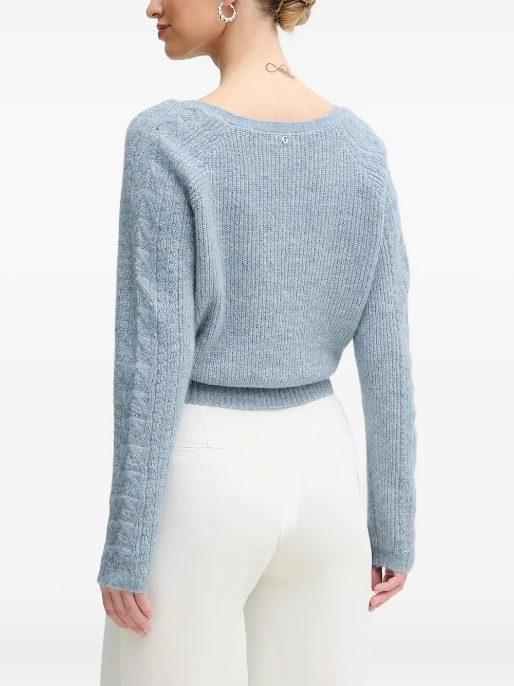 GUESS USA wrap-front sweater | Knitted Sweaters | Image 2