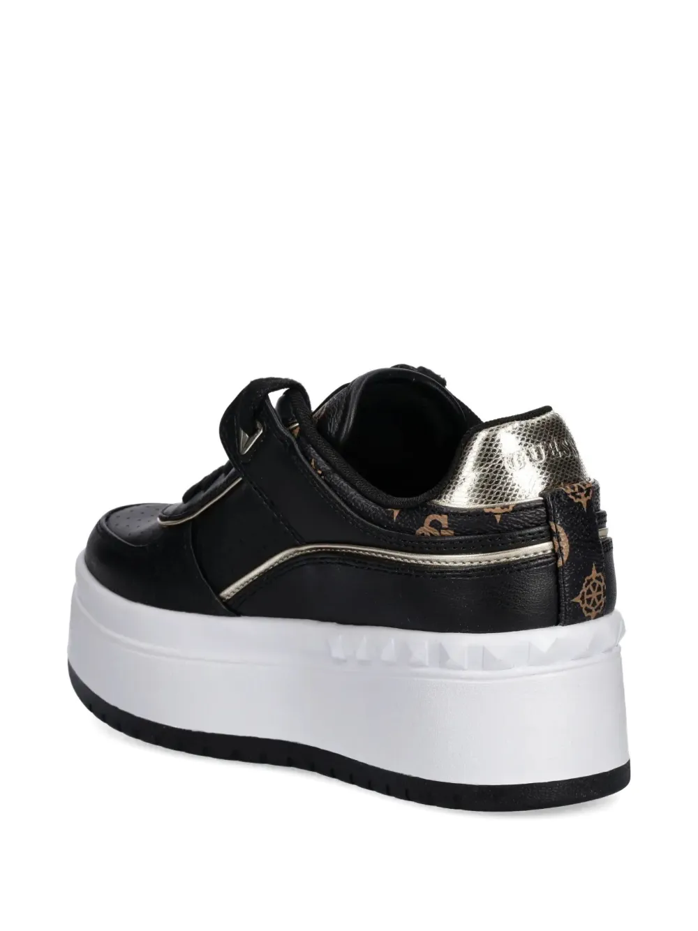 GUESS USA Sneakers met plateauzool Zwart