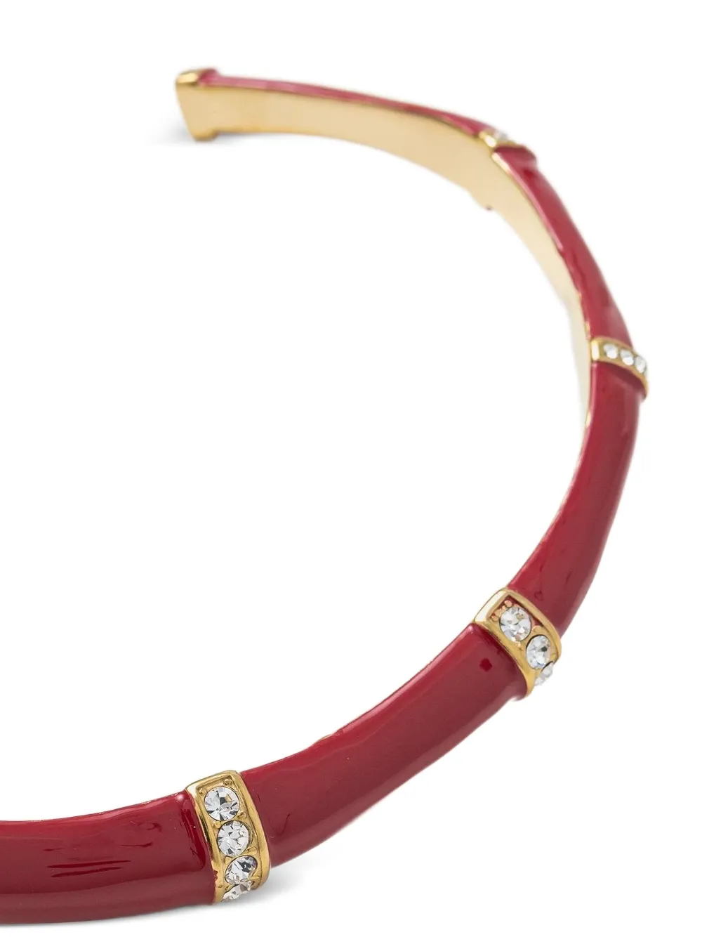 GUESS USA Bamboo halsketting - Rood