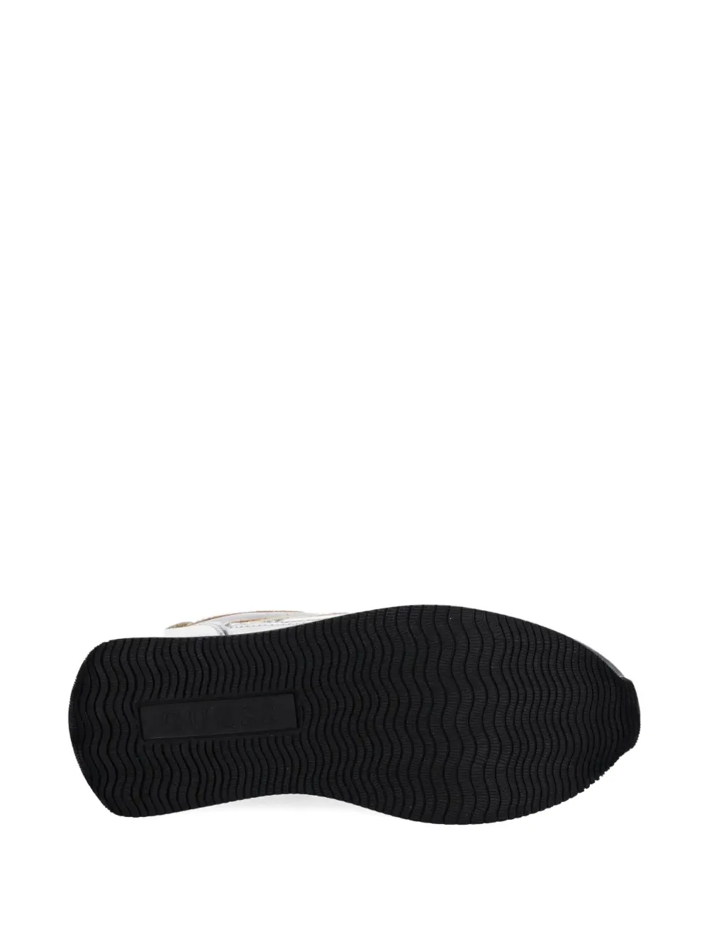Guess Usa Skroll Metallic-effect Lace-up Sneakers