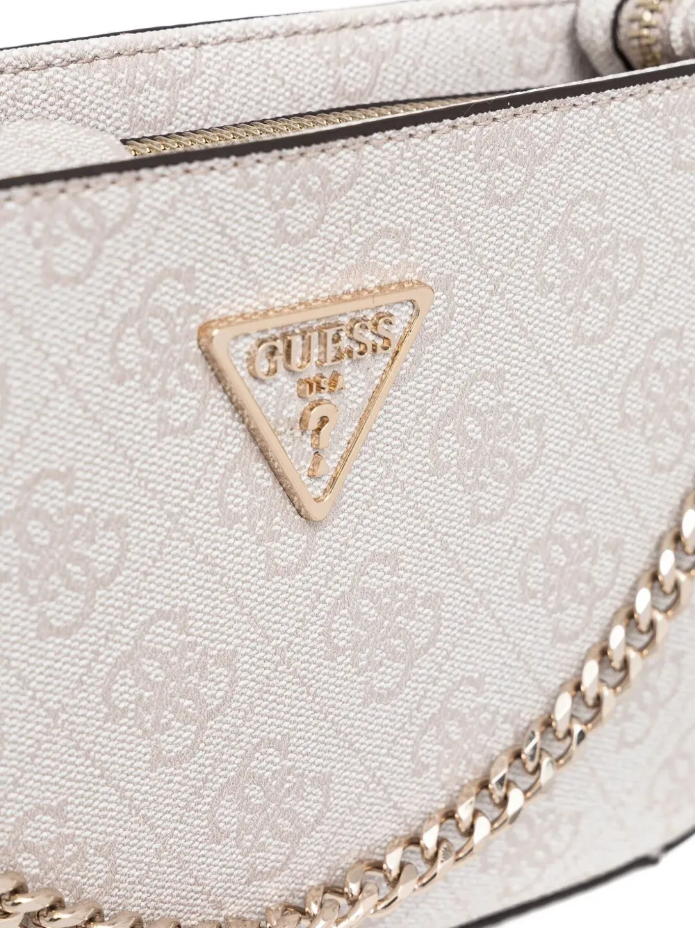 GUESS USA Schoudertas met logoprint Beige