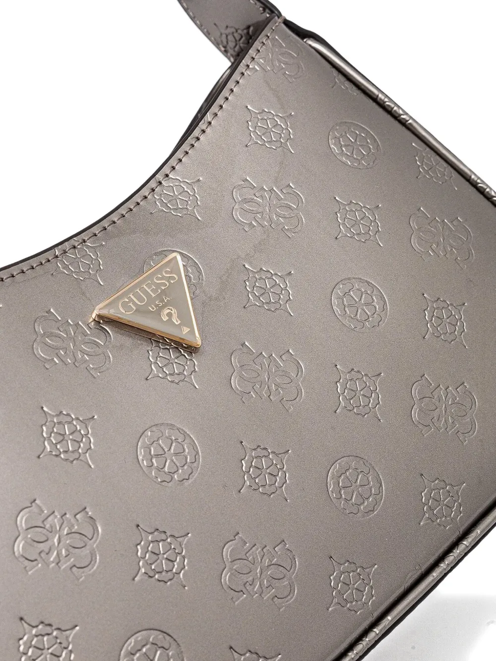 GUESS USA Schoudertas met monogram Grijs