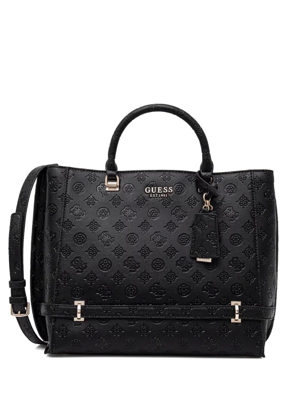GUESS USA tote con logo en relieve | negro | Image 1