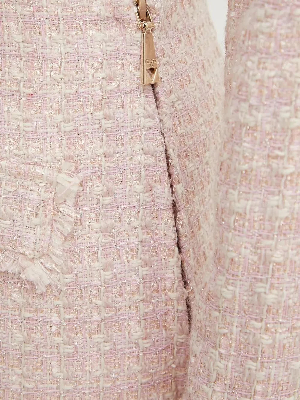 GUESS USA Tweed mini-rok Roze