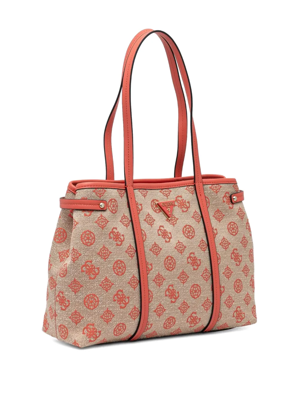 GUESS USA Shopper met logo-reliëf - Roze