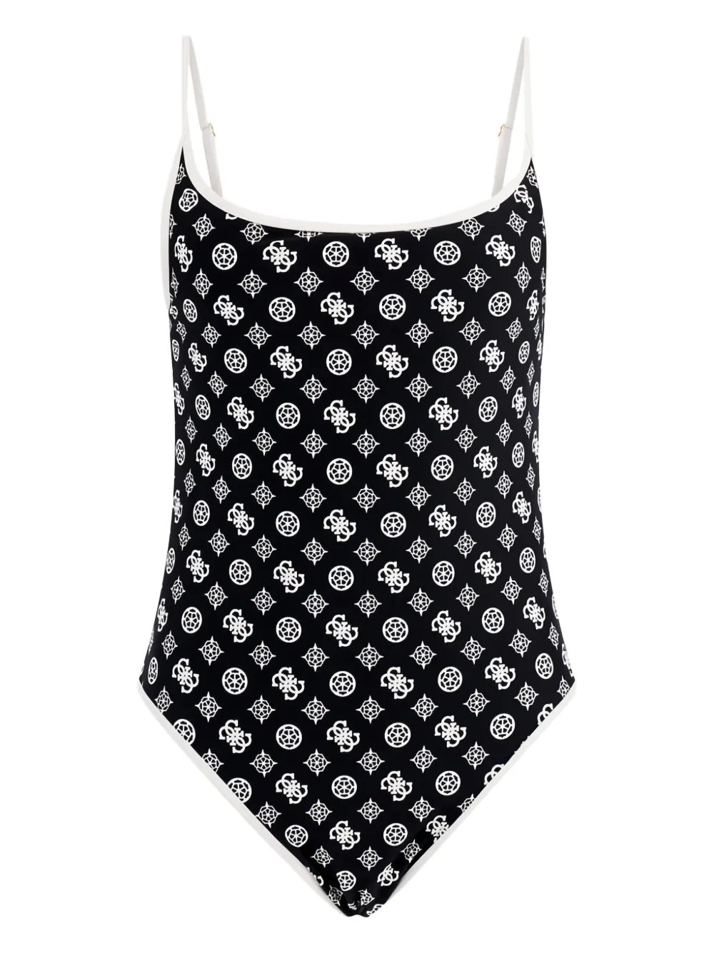 GUESS USA スクープネック 水着 - ブラック