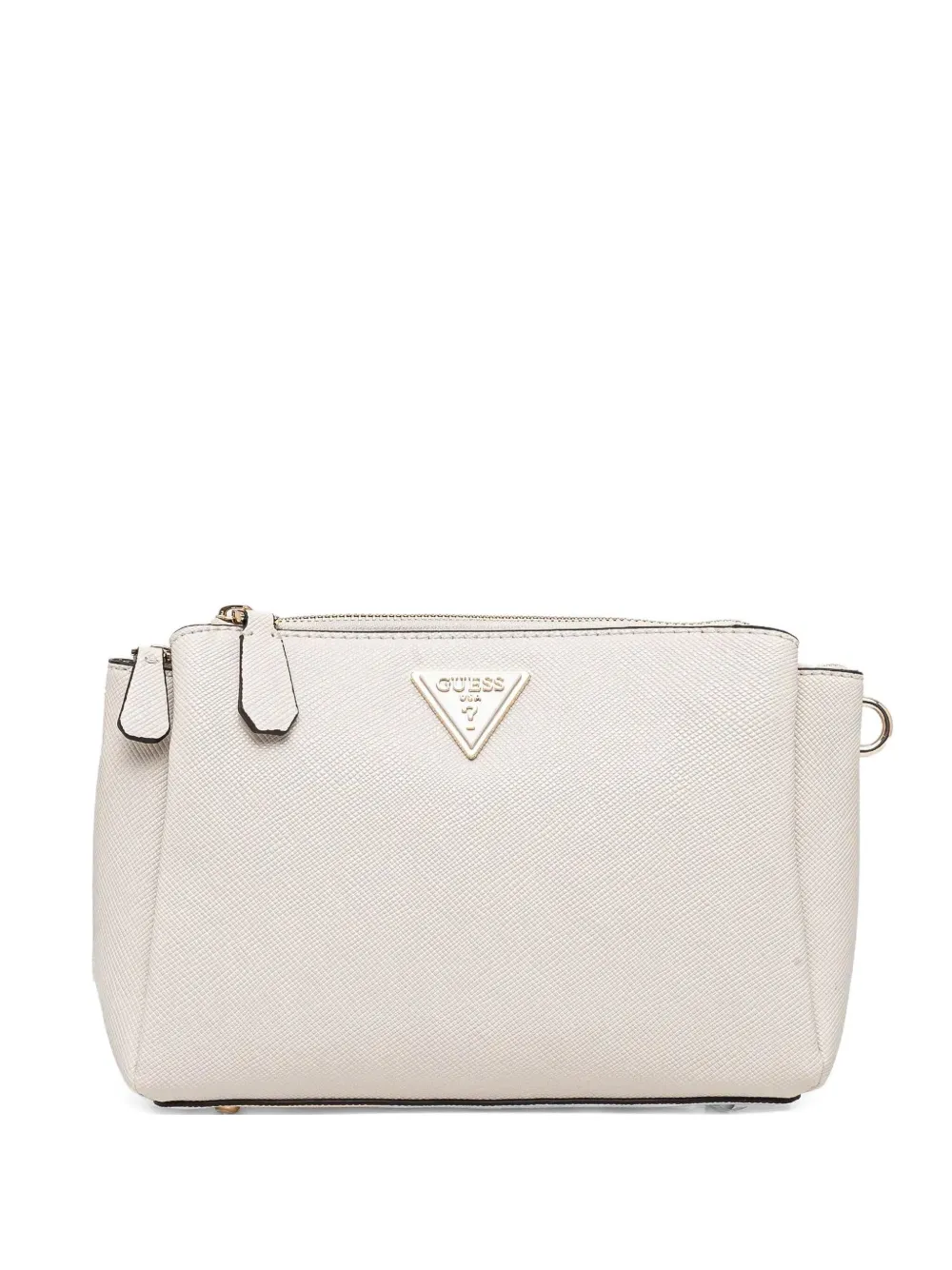 GUESS USA Noelle crossbodytas met logoplakkaat Beige