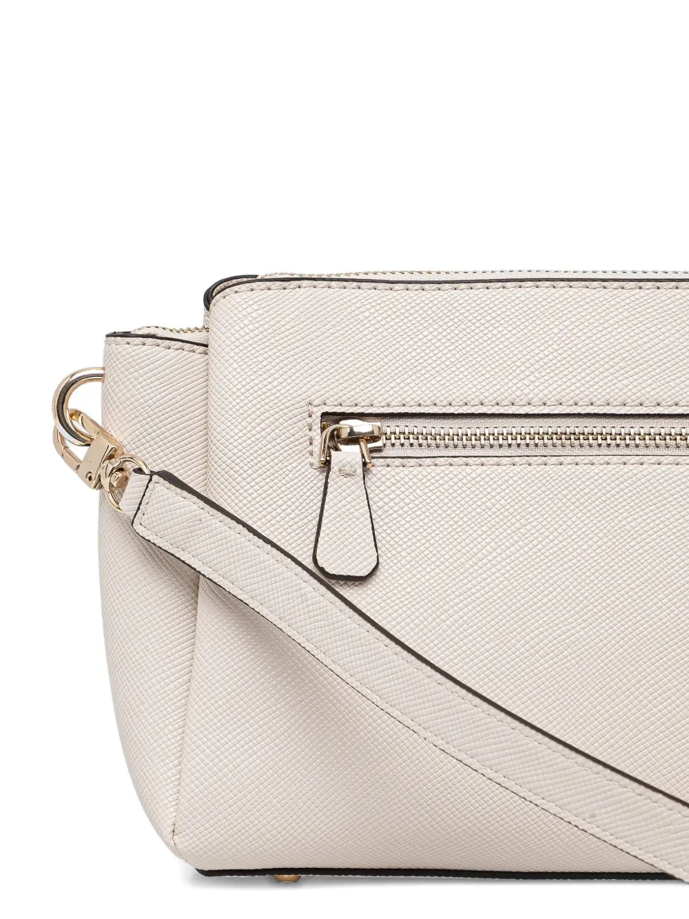 GUESS USA Noelle crossbodytas met logoplakkaat Beige