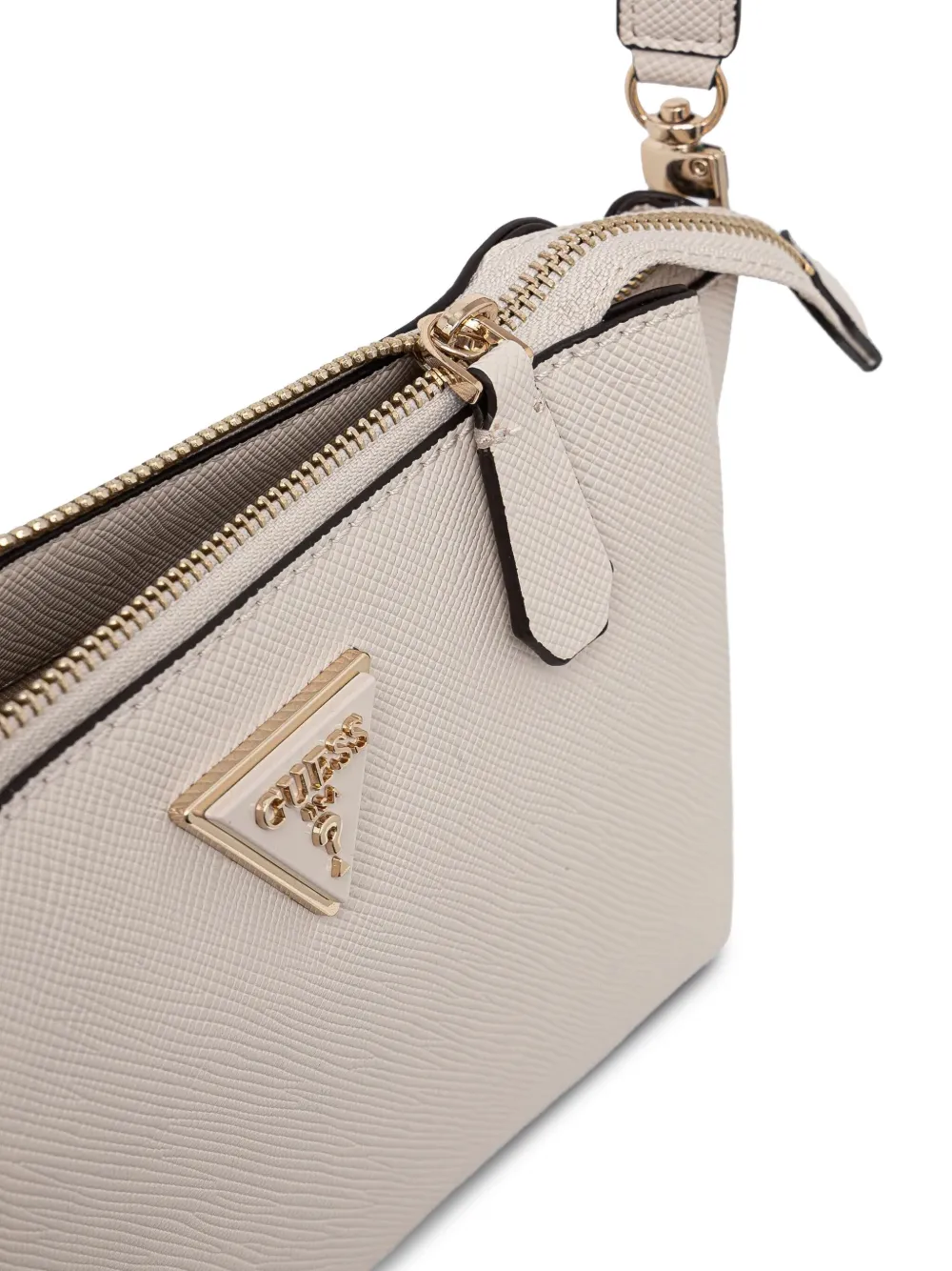 GUESS USA Noelle crossbodytas met logoplakkaat Beige
