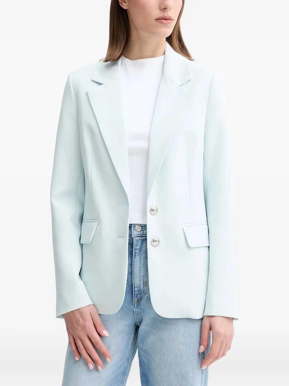 GUESS USA notched-lapel single-breasted blazer | Blue | Image 1