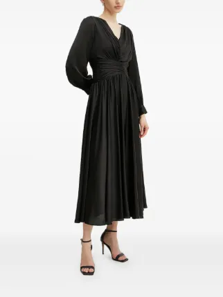 guess maxi dress black Guess Long-sleeve Maxi Dress