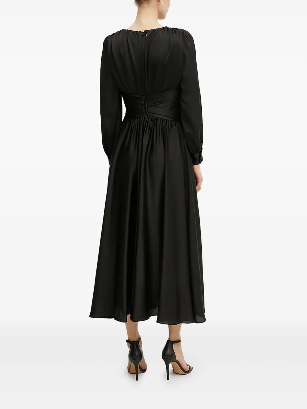 GUESS USA V-neck pleated maxi-dress | Evening Dresses | Image 2