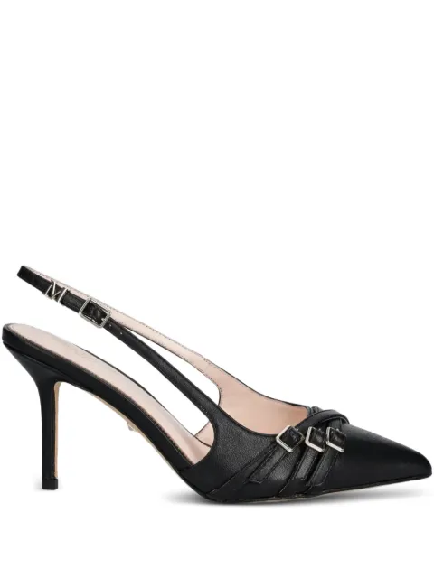 GUESS USA 90mm leather slingback pumps
