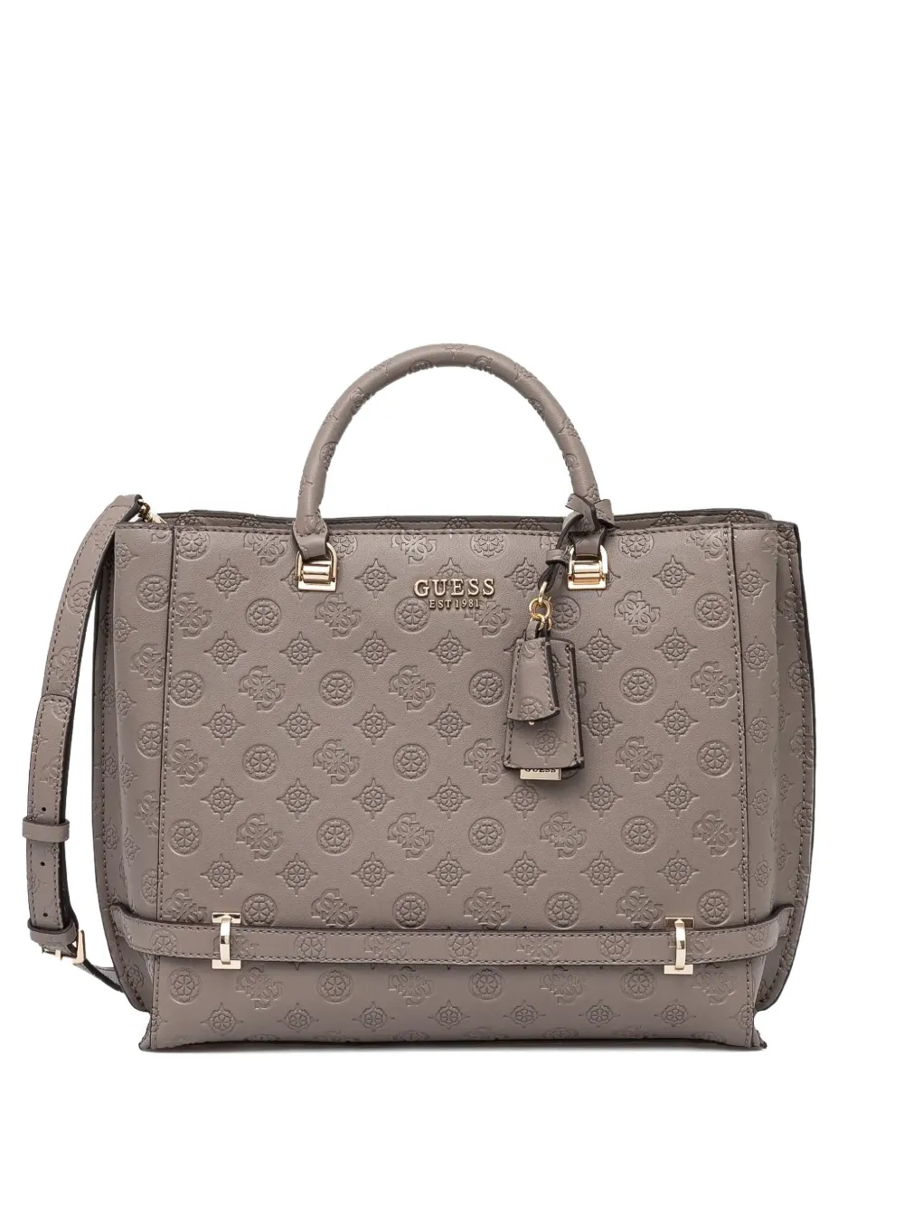 GUESS USA logo-embossed tote bag | Grey | Image 1