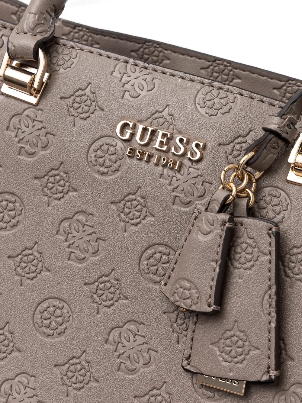 GUESS USA Shopper met logo-reliëf Grijs