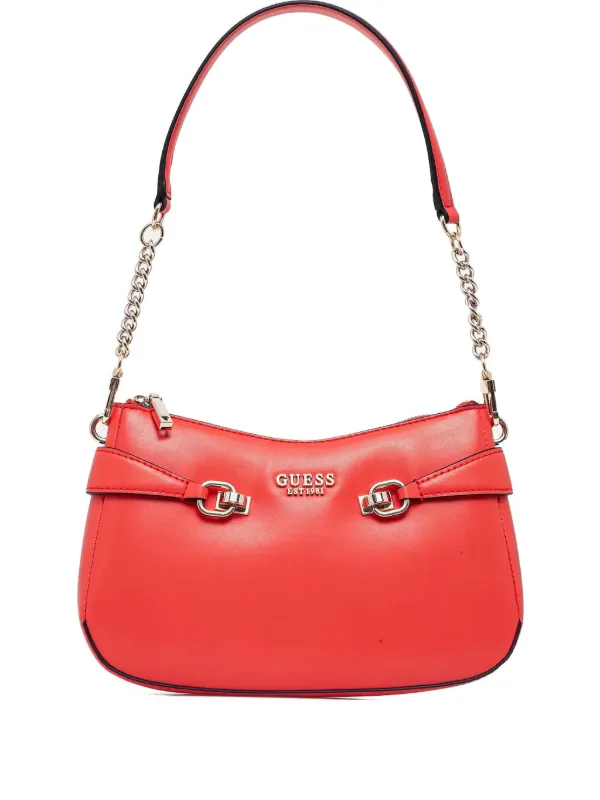 GUESS USA ロゴ ショルダーバッグ | レッド | FARFETCH JP