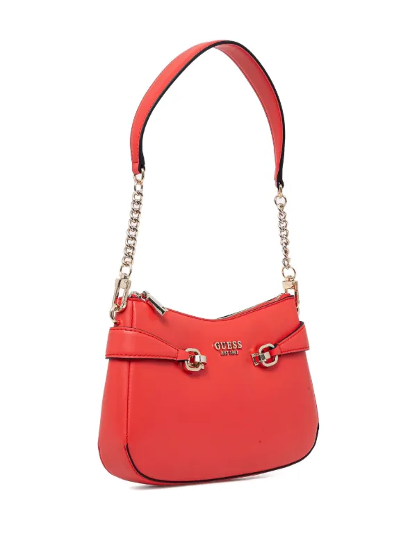 GUESS USA ロゴ ショルダーバッグ | レッド | FARFETCH JP