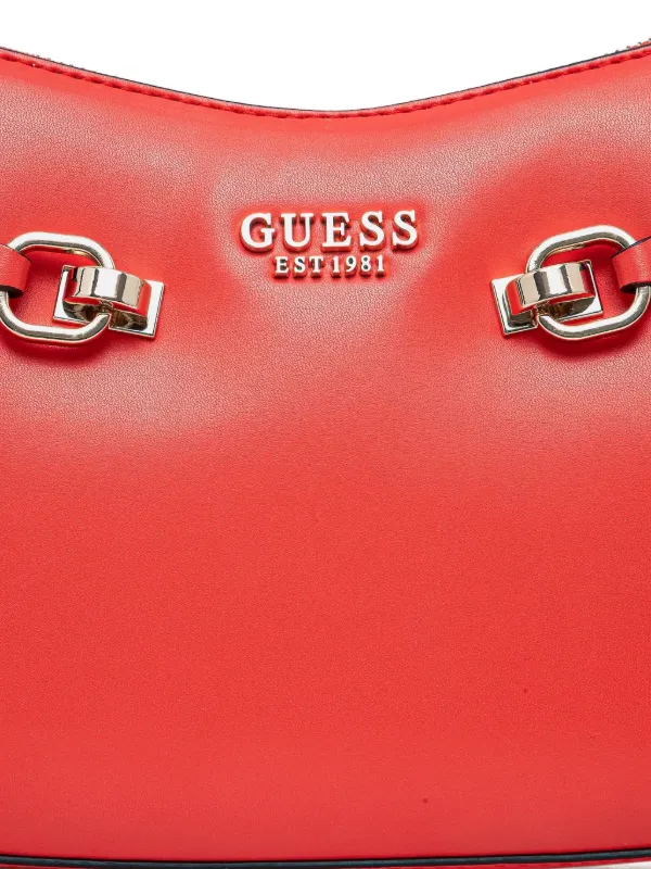 GUESS USA ロゴ ショルダーバッグ | レッド | FARFETCH JP