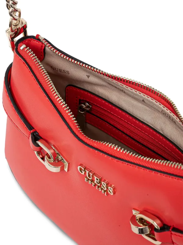 GUESS USA ロゴ ショルダーバッグ | レッド | FARFETCH JP
