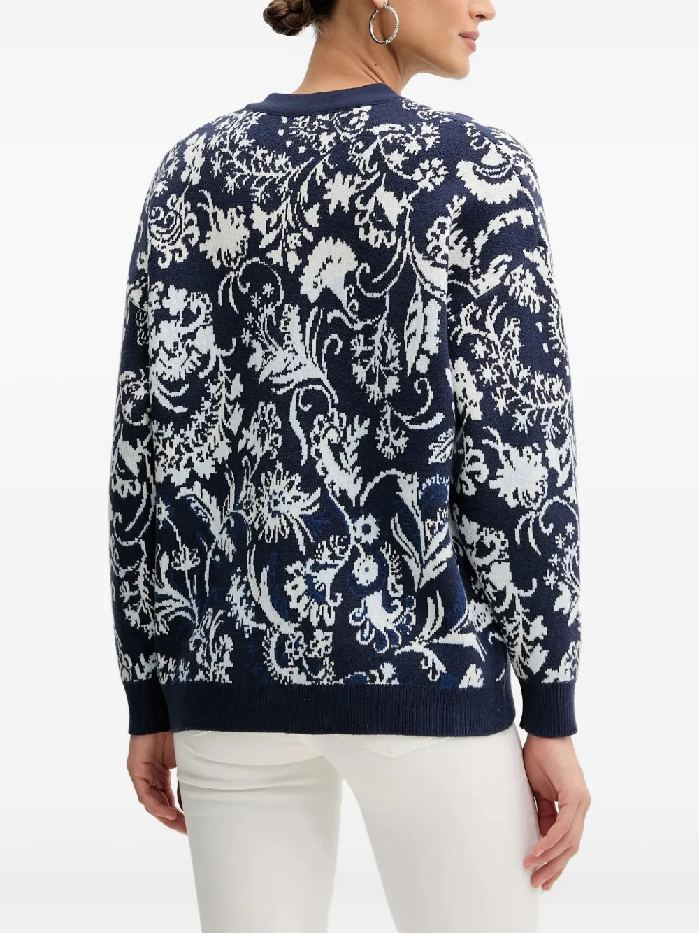 GUESS USA Melinda floral-jacquard cardigan | Cardigans | Image 2