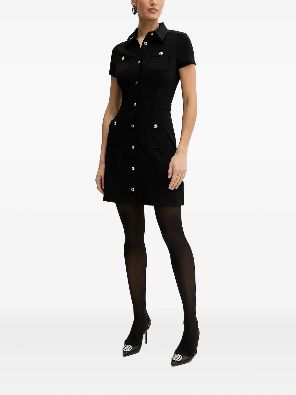 GUESS USA robe courte à poches plaquées | noir | Image 1
