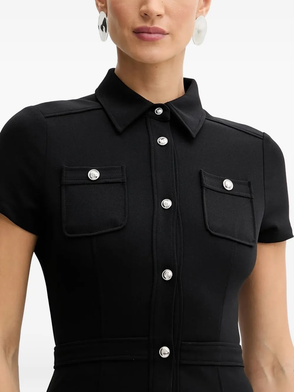 GUESS USA Mini-jurk met opgestikte zak Zwart