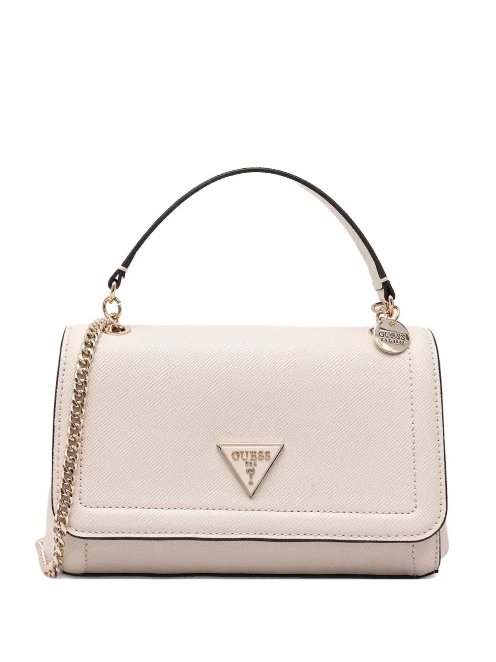GUESS USA Crossbodytas met logoplakkaat Beige