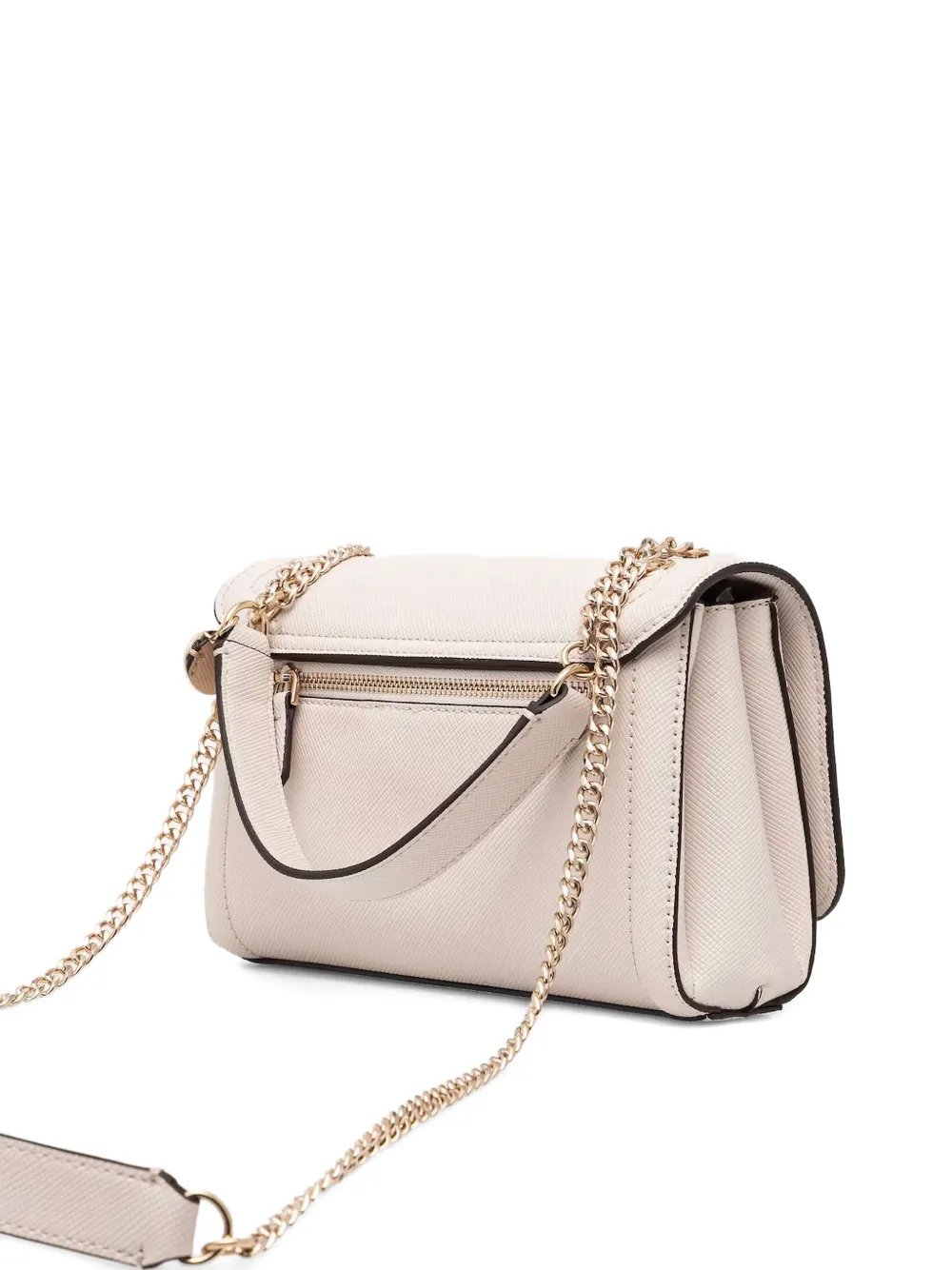 GUESS USA Crossbodytas met logoplakkaat Beige