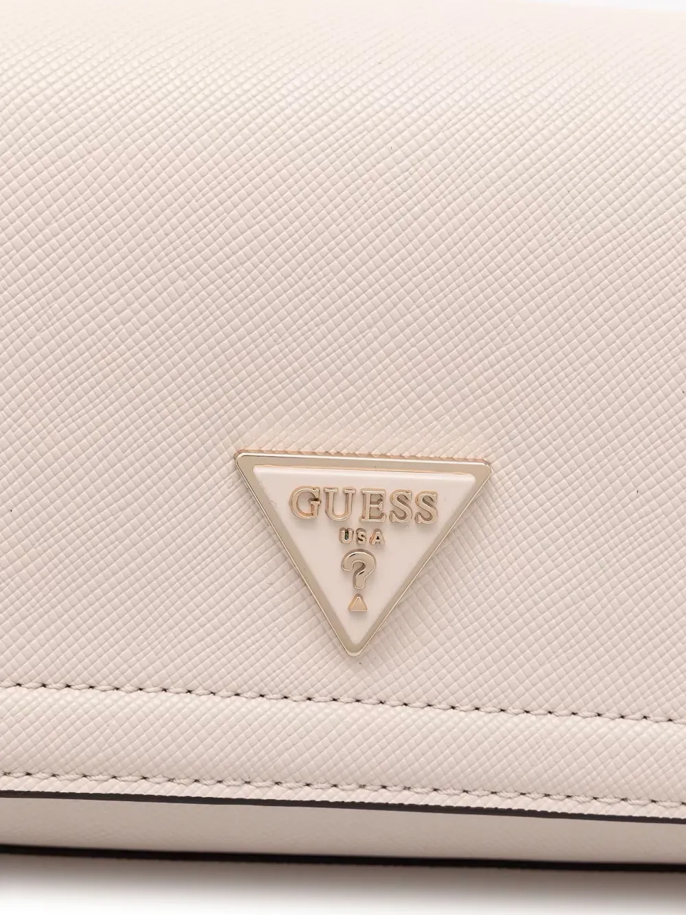 GUESS USA Crossbodytas met logoplakkaat Beige