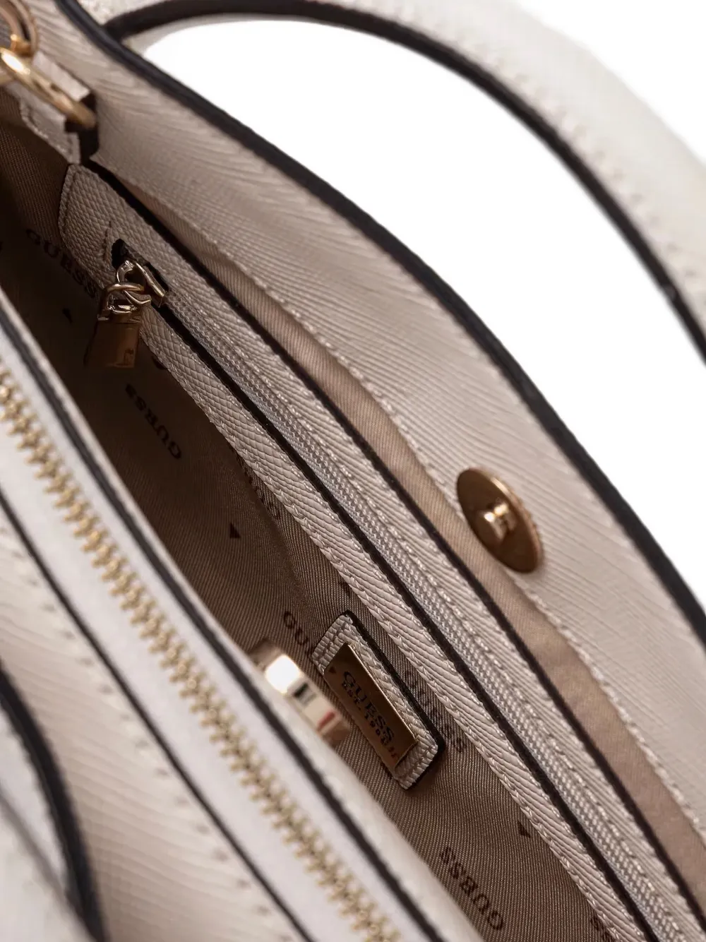 GUESS USA Shopper met structuur Wit
