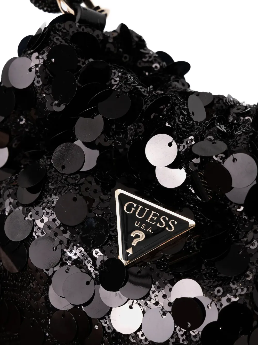 GUESS USA Kleine handtas verfraaid met pailletten Zwart