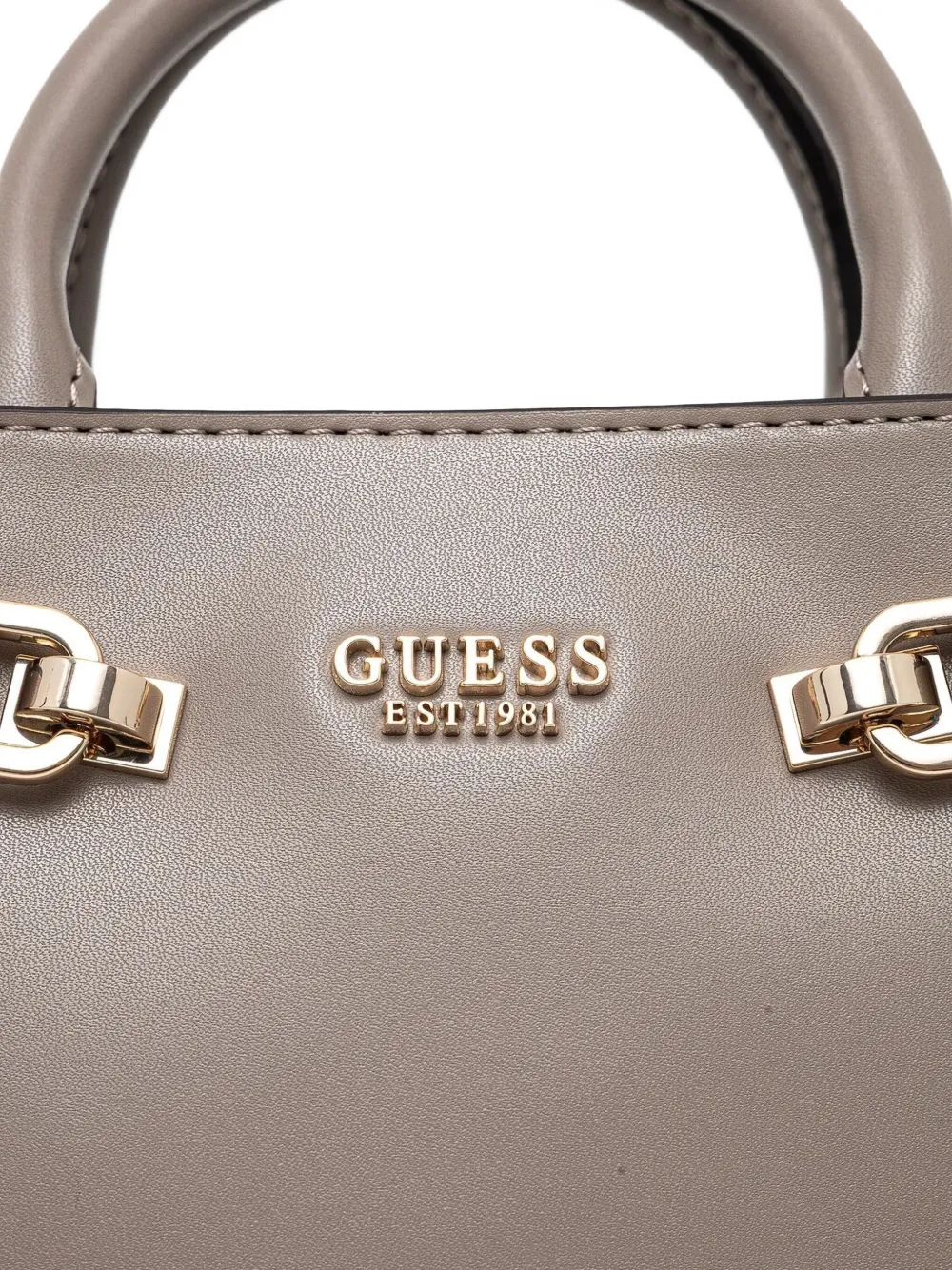 GUESS USA Tas met kettingdetail en handgreep Grijs