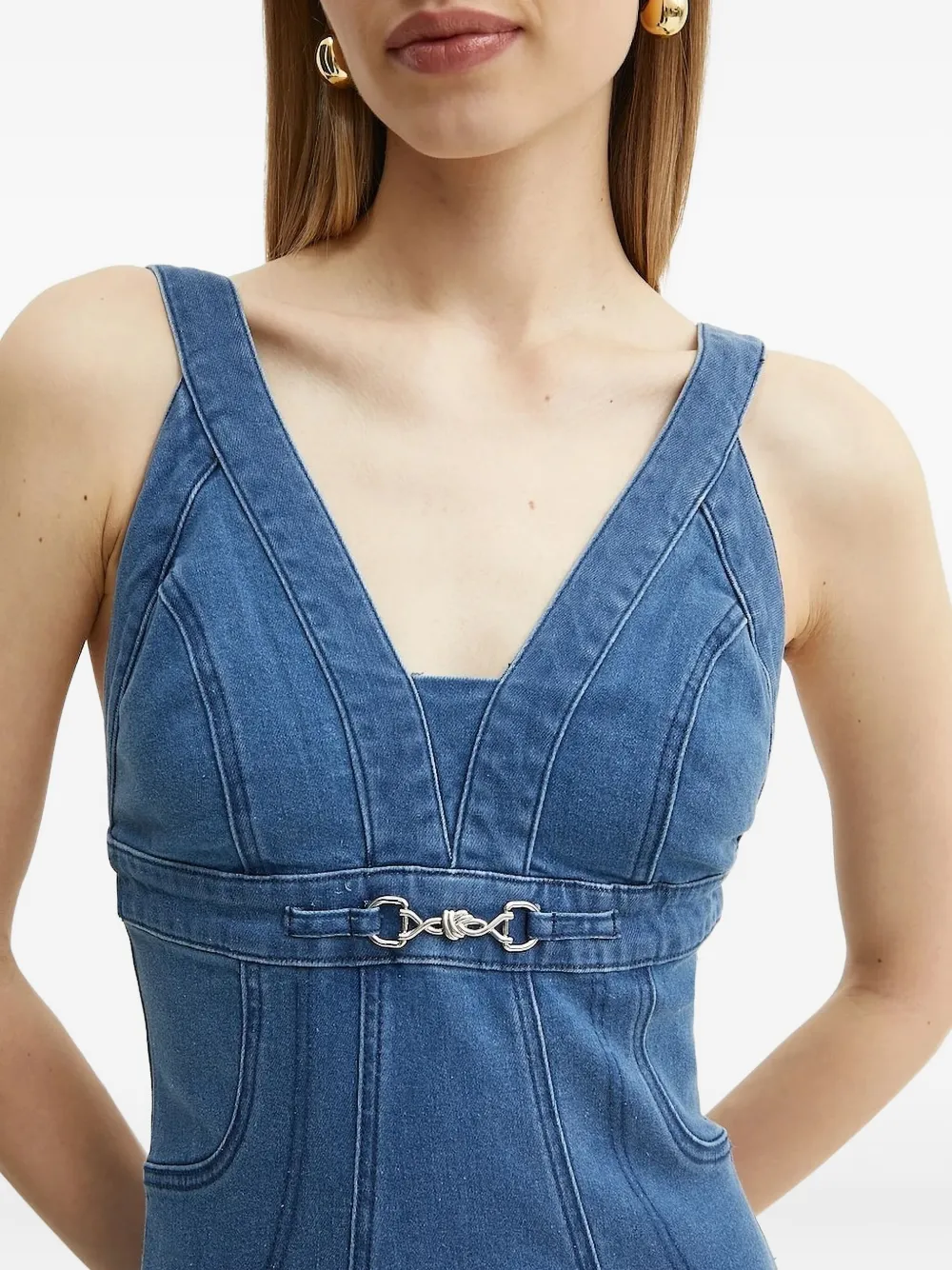 GUESS USA Denim jurk Blauw